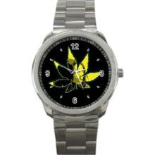 Bob Marley Rasta Reggae Music Unisex Sport Metal Watch