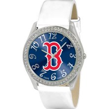 Boston Red Sox Glitz Wht Watch