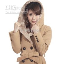 Bow Belt Camel Wool Coat