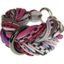 Braided Women Bracelet Bangle Fabric Cuff Jewelry Friendship Knot Tribal Wrap Chunky Boho Stack Stacking Bangles Bracelets Christmasinjuly