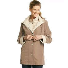 Breckenridge Snap-Front Hooded Bibby Coat Women's