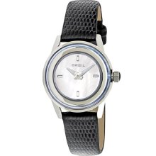 Breil 'Orchestra' Lizardskin Strap Watch