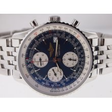 Breitling Mens SS Navitimer A13322 on Bracelet.