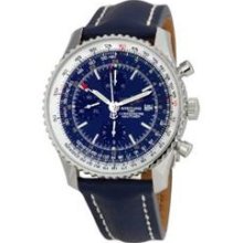 Breitling Navitimer World Watch Blue Analog Dial A2432212-C651