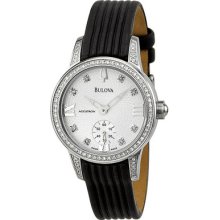 Bulova Accutron Masella Silver White Dial Ladies Watch 63r33