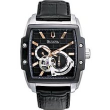 Bulova Men's Mechanical/BVA Series 110 Chronograph Automatic Blac ...