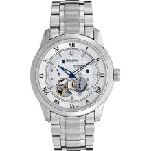 Bulova Men's Self-winding Bva White Dial 96a118 Watch