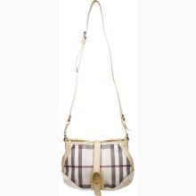 Burberry Cream Leather Crossbody 3797778