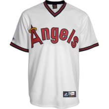 California Angels Adult Home Cooperstown Replica Majestic Jersey