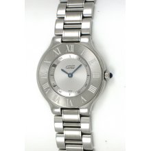 Cartier : 21 Must de Mid-Size : W10110T2 : Stainless Steel