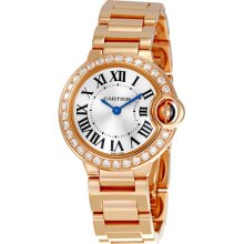 Cartier Ballon Bleu 18kt Rose Gold Ladies Watch WE9002Z3