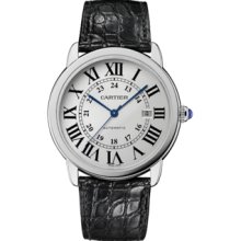 Cartier Ronde Solo Silver Dial Mechanical Mens Watch W6701010