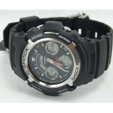 Casio Aw590 1aer Shock Watch Accessory Chronograph Wristwatch