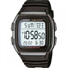 Casio Chronograph Alarm Sports Watch W-96H-1BVDF