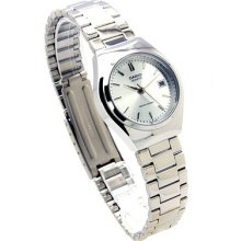 Casio Ltp1170a-7a Ladies Stainless Steel Silver Dial Casual Dress Date Watch