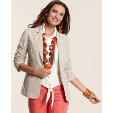 Chicos Womens Sandbar Lace Blazer