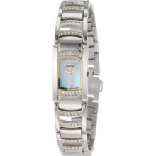 Citizen Eco-Drive Silhouette Crystal Ladies Watch EG2734-56D