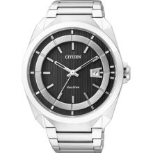 Citizen Eco-drive Wr 50m Elegant Xl Date Watch Aw1010-57e Aw1011-54e