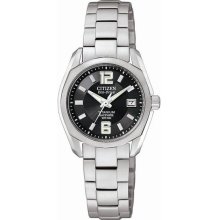 Citizen Ladies Black Dial Eco-Drive Sport Titanium Sapphire EW2100-51E