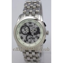 Citizen Roman Eco-drive 330ft/100m Perpetual Calendar Men's W/r Watch Bl8000-54a