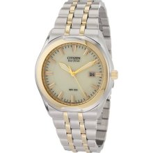 Citizen Two Tone Stainless Steel Eco Drive Corso Watch - Bm6844-57p