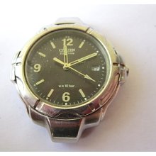 Citizen W.r.10 Bar Eco-drive Watch For Parts No Running