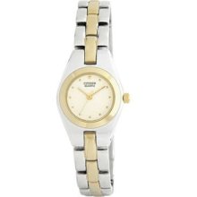 Citizen Women's $150 Two-tone Silver & Gold Classic Dress Watch Ej4124-54a