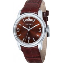 CR8007-04 Cross Mens Palatino Brown Watch