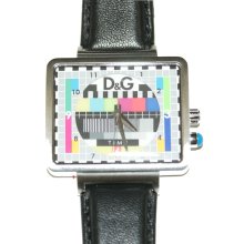 D&G Dolce & Gabbana tv watch with leather band