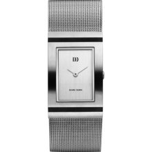 Danish Design Men's Quartz Watch With White Dial Analogue Display And Silver Stainless Steel Strap Dz120017