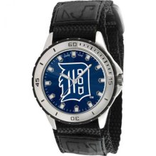 Detroit Tigers Mlb Baseball Wrist Watch Velcro Strap Kid Child Boy Children