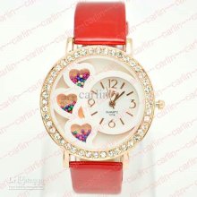 Dfa-1214 Colorful Granule Heart Diamond Jelly Candy Silicone Woman L