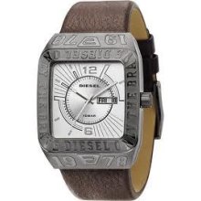 Diesel Dz1231 Men Brown Leather Strap Watch