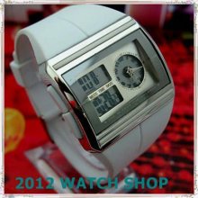 Digital Analog Chronograph Womens Lady Sport Watch