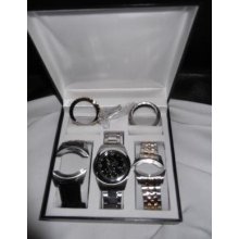 Disney Mickey Mouse Watch Set Japan Movement F131-7144-6-10059