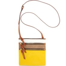 Dooney Bourke Handbag, Colorblock North South Triple Zip Crossbody