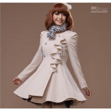 Double - Breasted Slim Women's Trench Coats