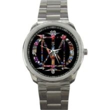 Dream Theater Logo Rock Music Unisex Sport Metal Watch