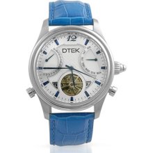 Dtek 003 Complication Automatic Skeleton Dress Watch Blue