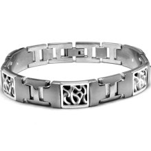 Edward Mirell Chaos Titanium Bracelet with Sterling Silver