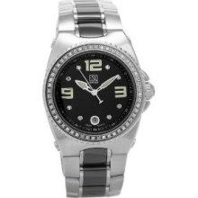 Esq By Movado Womens 07101265 Bali Diamond Accent Watch Stainless/ceramic $995