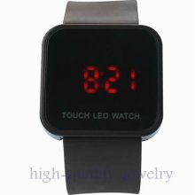 Fashion Magic Led Digital Touch Screen Colorful Silicone Unisex Sports Watch