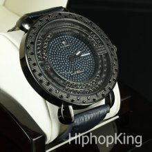 Fashion Rick Ross Style Stainless Steel Back Classy Face Custom Watch