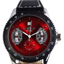 Fashion See Through Date Men Sport Dress Casual Automatic Mechanical Wrist Watch