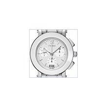 Fendi White Ceramic Chrono Womens Watch F662140