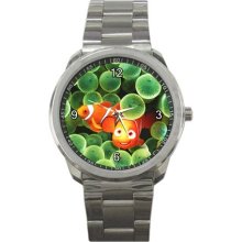 Finding Nemo Sport Metal Watch IwB266 - Metal - Gray - cartoon