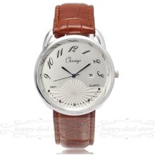 Flabellum Dial Design Fashion Unisex Women Men Quartz Wrist Watch Luxury Odm