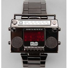 Flud Boombox Watch: Charcoal One Size Mens Watches