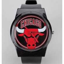 Flud Chicago Bulls Watch: Black One Size M_acc_watches