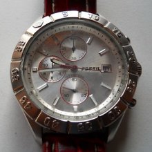 Fossil Chronograph Man's Watch.model Number Is Ch:2393